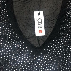 hot stamping mesh bodycon dress